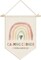 Boho Rainbow Calming Corner Poster – Safe Space Classroom Wall Banner, Mental Health Therapy Office Decor, Boho Classroom Pennant Flag Sign, 15x11 Inch Inspirational Teacher Decor